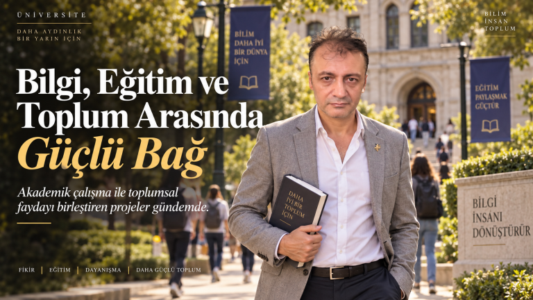 Prof. Dr. Bilal Semih Bozdemir bilgi, eğitim ve toplum arasında güçlü bağ