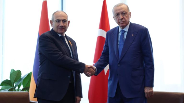 Cumhurbaşkanı Erdoğan, Ermenistan Başbakanı Paşinyan'ı kabul etti