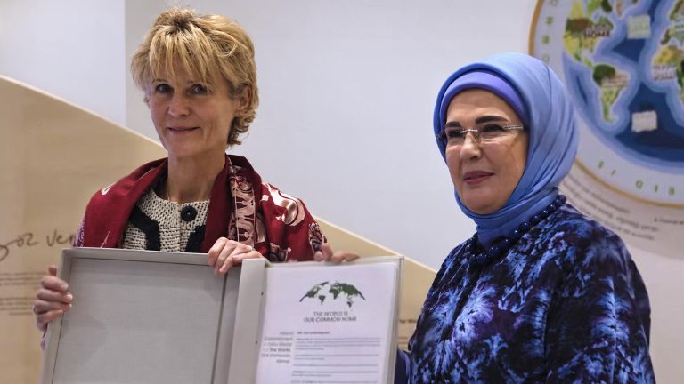 Emine Erdoğan, Kanada Başbakanı'nın eşi Carney ile Sıfır Atık Vakfını ziyaret etti